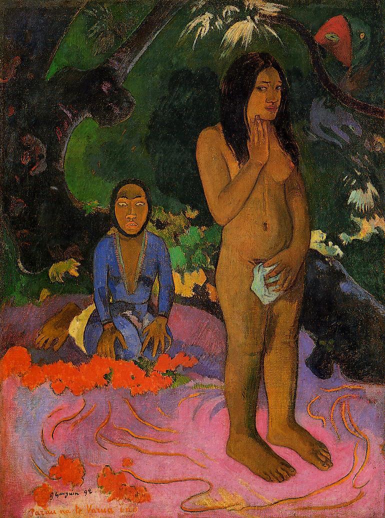 Words of the Devil - Paul Gauguin Painting
